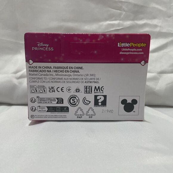 Fisher-Price Little People Disney Princess Figure Set Belle & Mrs. Potts - Picture 4 of 7